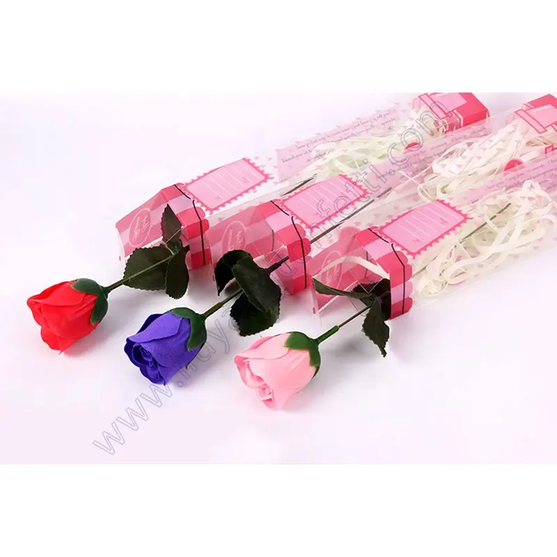 Valentines Day Rose Box Soap Roses Forever Galaxy Decorations I Love You Boxes Flowers Artificial Preserved Valentine Gift