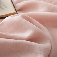 Parure de lit trois pièces 100 % lin naturel, drap plat et drap-housse respirant, durable et doux – Vente en gros