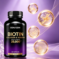 Compléments alimentaires en capsules de biotine et de collagène OEM |   Compléments beauté à la kératine |   Marque privée |   Ventes directes d'usine