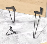 Pieds de table basse en fonte, style antique, rustique, base de table pour la maison