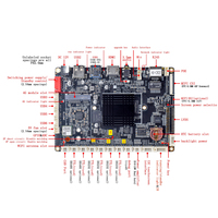 Reproductor Multimedia Inteligente con Pantalla 4K Android Rockchip RK3568, con RJ45, Computadora Industrial y Software de Publicidad Digital
