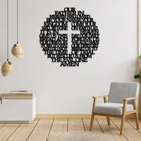 Décoration murale religieuse en métal, art chrétien Jésus, cadeau de Noël, cadeau de pendaison de crémaillère, décoration intérieure, décoration chrétienne pour la maison