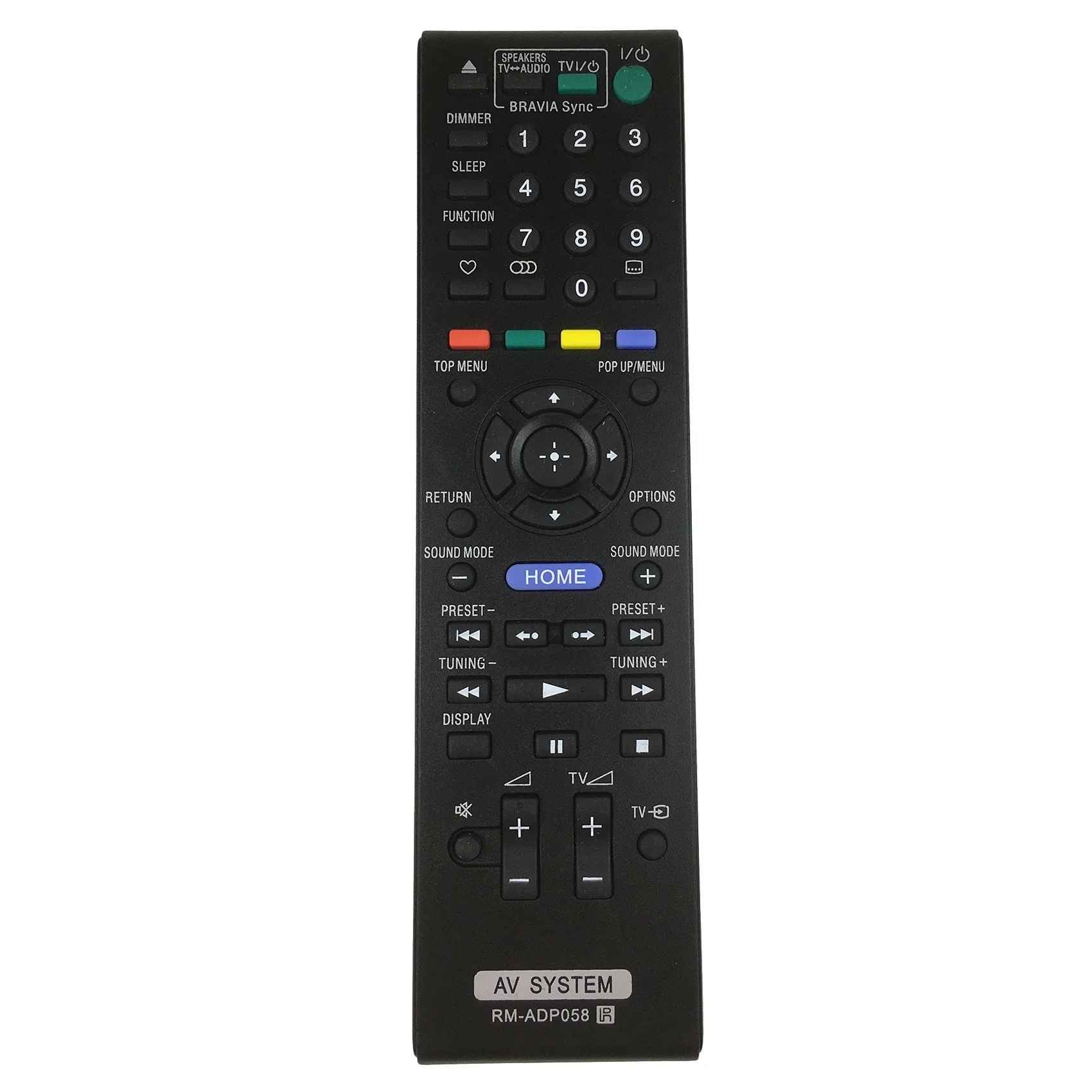 RM-ADP058 <strong>Remote</strong> <strong>Control</strong> for <strong>Sony</strong> Home Theater <strong>Blu</strong>-<strong>Ray</strong> <strong>Remote</strong> <strong>Control</strong> BDV-E280 BDV-E380 <strong>Remote</strong>