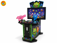 Machine d'arcade de tir pour 2 joueurs, jeu de monstres, dessin animé LED 80x75x150 cm pour centre commercial FEC