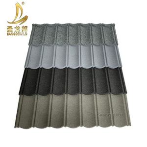 Qualité supérieure Série grise Couleur Pierre Enduit Tuiles de toiture <span class=keywords><strong>en</strong></span> métal Tôle de toiture ondulée <span class=keywords><strong>en</strong></span> pierre - Product Image 4