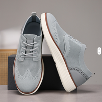 Chaussures décontractées à lacets pour hommes, grande taille, rehaussantes, qualité supérieure, pour le commerce transfrontalier