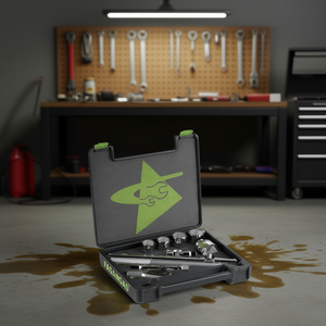 Fasangas <b>Socket</b> Set 10 Pc Metric Chrome Vanadium Steel Auto Repair Tools - Product Image 3