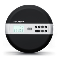 Huipu CD-11A Tragbarer Rutschfester Stoßfester Schwarzer Discman Musikplayer USB-Display Fernbedienung Lautsprecher-Kompakter CD-Player