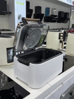 Friteuse à air électrique compacte de 5 L, commande manuelle par bouton, cuisson à faible teneur en matières grasses, four à air électrique