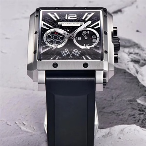 PAGANI DESIGN 1725 New Rectangular Watches for Men Top Brand Men's Sports Quartz Watches Skeleton <b>Automatic</b> Date <b>Chronograph</b> - Product Image 2