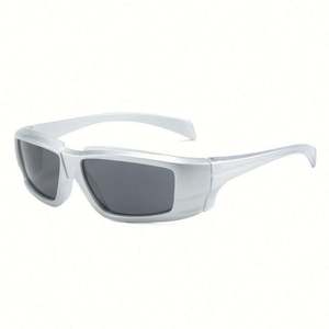 Lunettes de soleil rectangulaires Y2K tendance 2023 pour le cyclisme et les sports de plein air, style punk, pour hommes et femmes - Product Image 6