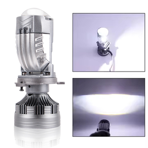 หลอดไฟหน้า LED เลนส์ M01U สว่างมาก H4 6500K 12V 120W 12000LM กันน้ำได้สูง/ต่ำสำหรับรถยนต์และรถจักรยานยนต์ - Product Image 4