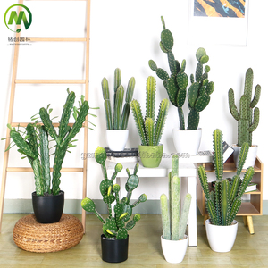 Plantas Artificiales, Cactus Bonsái, Decoración, Plantas Suculentas, Cactus en Oferta, Planta Artificial con Maceta para Hogar y Oficina - Product Image 1