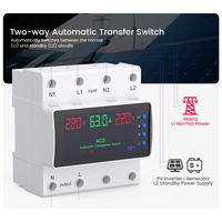 Protecteur contre les surtensions pour interrupteur de conversion monophasé basse tension PN6 VA3 63A