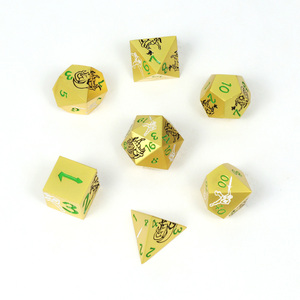 Trung Quốc Nhà Cung Cấp Tùy Chỉnh Rắn Kim Loại Nặng Trò Chơi Xúc Xắc Dungeon Chiến Binh Khắc Kim Loại Bảng Trò Chơi Xúc Xắc Thiết Lập - Product Image 5