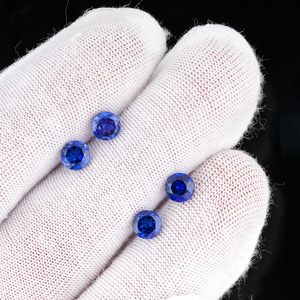 YASHEE - Piedra preciosa de zafiro azul, corte brillante redondo de 5x5 mm, piedra natural suelta para la fabricación de joyas - Product Image 2
