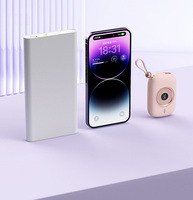 Batterie externe portable mini personnalisée 5000 mAh 10000 mAh 20000 mAh avec charge rapide PD20W pour téléphone