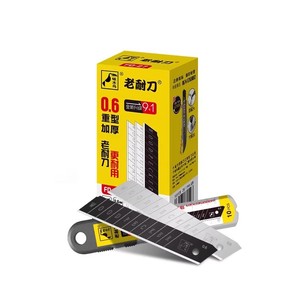 Lame de couteau utilitaire Woodpecker 0,6 mm 18 mm, haute dureté industrielle, pour la découpe de papier peint - Product Image 1