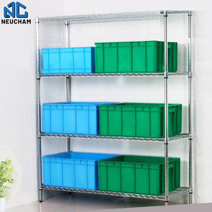 金属製ラック,金属製研磨ワイヤー棚金網棚4段 - Product Image 5