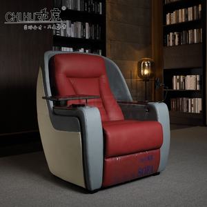 Luxus-Heimkino-Möbel Elektrisches Liege sofa Moderner Filmraum-Liegestuhl <span class=keywords><strong>Massage</strong></span> stuhl mit gekühltem Getränke halter - Product Image 5
