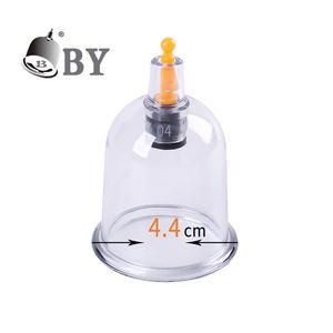 VON Baoyi B04-4,4 cm PS Dicke Hijama-Tassen Großhandel Kunststoff Hochwertige Vakuum-Schröpfen Saugnapf Schröpfen Original Fabrik - Product Image 1