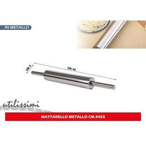 Mattarello in Metallo 44mm X 5mm per Pasta e Esigenze di Cottura - Product Image 1
