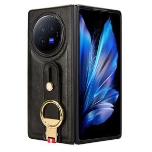 Crazy Horse Textura a prueba de golpes TPU + PU Funda de cuero para VIVO X Fold <span class=keywords><strong>3</strong></span> - Product Image 3