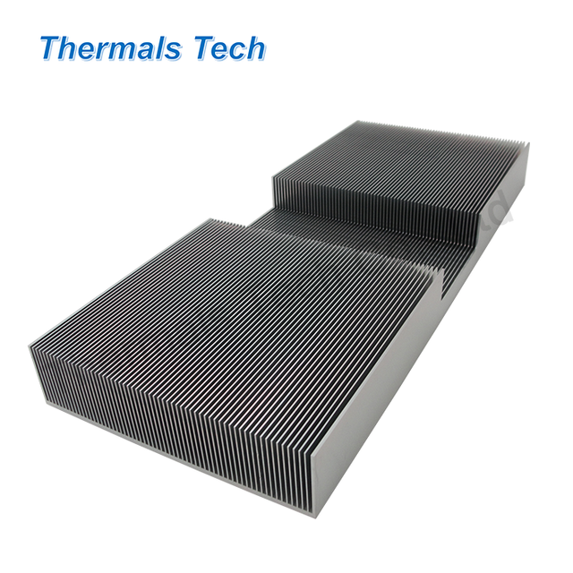 Power High Density Aluminum Fin Passive Heat Sink with Ball Bearing and 3Pin Interface Length 25mm for Telecommunication