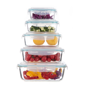 Wholesale cheap glass bento lunch box food storage containers