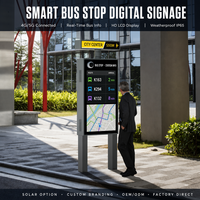 Affichage d'enseignes publicitaires durables pour les transports publics en extérieur, aéroports, centres commerciaux, métros, signalétique interactive LCD tactile OEM ODM