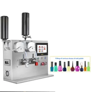 Machine manuelle de remplissage de bouteilles de vernis à ongles, Gel UV, emballage cosmétique, couche d'huile, équipement liquide