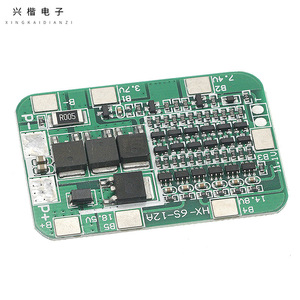 HX-6S-12A 6S แบตเตอรี่ลิเธียมบอร์ดป้องกัน BMS สำหรับ 18650 เครื่องมือให้แสงสว่างพลังงานแสงอาทิตย์ - Product Image 1