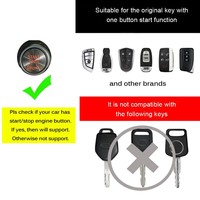 Intelligence universelle B-MW clé intelligente écran tactile voiture télécommande clé vierge pour démarrer/arrêter les voitures