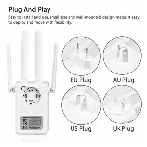 Répéteur/<span class=keywords><strong>Routeur</strong></span>/AP sans fil PIX <span class=keywords><strong>LINK</strong></span> 300 Mbps version globale, couleur blanche, <span class=keywords><strong>routeur</strong></span> Wifi LV-WR09 - Product Image 4