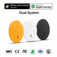 Mini traqueur intelligent pour bagages, léger (7g), double système de localisation, compatible Android, pour personnes âgées, remplaçable, anti-perte