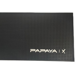 Custom Logo Long Silicone PVC Bar Runner Rubber Spill Pad Pub Mat Beer Rail Mat Drip Tray Non Slip Counter Mat Coaster <b>Placemat</b> - Product Image 6