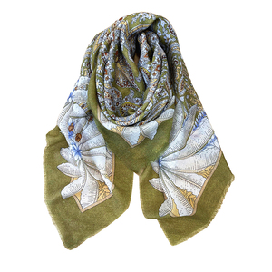 Khăn Choàng Len Thiết Kế Tùy Chỉnh Khăn Choàng Len In Kỹ Thuật Số Tan Trong Nước Mùa Thu - Product Image 1