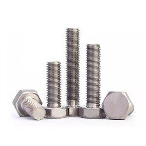 สลักเกลียวหกเหลี่ยมไทเทเนียมแบบกำหนดเอง M8x40 มม. M12 M14 M16 DIN933 พร้อมน็อต - Product Image 3