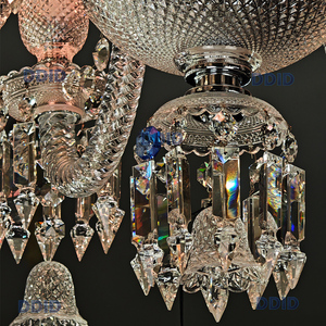 Lustres suspendus modernes en cristal, luminaires de plafond pour salon, éclairage décoratif - Product Image 4