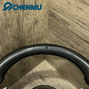 Volante Deportivo de Cuero y Fibra de Carbono Real en Oferta para Mercedes Benz AMG W204 C63 W212 W218 W207 Compatible con Clase <span class=keywords><strong>E</strong></span> G 809 - Product Image 6