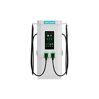 Chargeur EV DC T480 240kW 480kW avec écran publicitaire de 21,5 pouces, partage de puissance dynamique intelligent, station de charge rapide