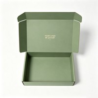 Caja de Cartón Negra Grande para Envíos de Ropa, con Logotipo Personalizado, Biodegradable, Impresa, Corrugada, para Embalaje