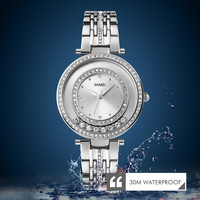 Montre pour femmes Mouvement japonais Relojes 3 ATM Résistante à l'eau Montres à quartz pour femmes Skmei 1740