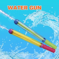 Pistola de agua, Cañón de agua transparente, juguete para niños, juego de disparos de agua al aire libre de verano Popular