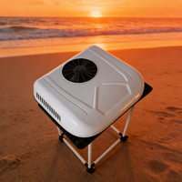 Climatiseur compact et léger 12V 24V à ventilateur unique, installation facile, climatiseur de stationnement électrique pour divers camions