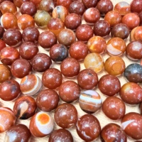 Vente en gros de sphères d'agate rouge, boules de sardonyx polies, Feng Shui, décoration de la maison, Noël, fête des mères, objets de collection en cristal