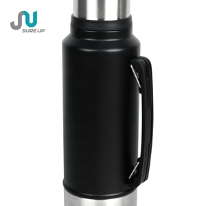 Bouteille isotherme en acier inoxydable de 1,0 L avec poignée, <span class=keywords><strong>thermos</strong></span> anti-fuite pour le camping et le bureau (vente en gros) - Product Image 3