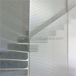 แผ่นโลหะอะลูมิเนียมแบบเจาะรู สำหรับทำราวกันตก พร้อมบริการตัด เชื่อม และดัด ทนทานต่อการกัดกร่อน - Product Image 3