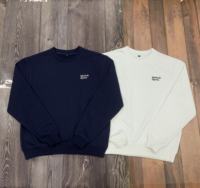 Sudadera Oversize de Algodón con Forro Polar y Bordado Personalizado para Mujer, Estilo Holgado con Hombros Caídos y Estampado Puff, Venta al por Mayor