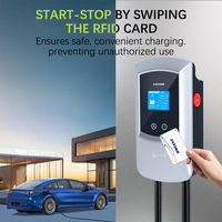 Borne de recharge murale AC EVSE ODM Factory 7kW 11kW 22kW Type 2 GB/T, station de recharge intelligente CE